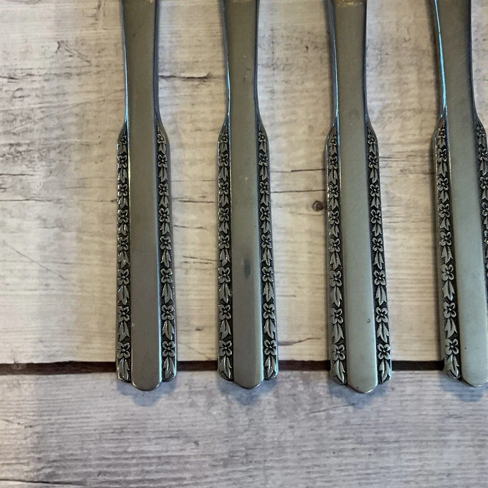 Stanley Roberts SRB91 Stainless Steel Flatware Dinner Knives Set Of 6 Korea